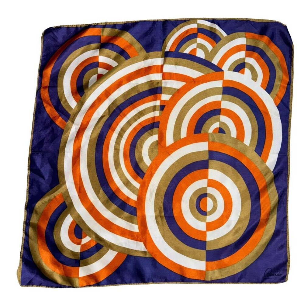 70s Retro Groovy Abstract Scarf